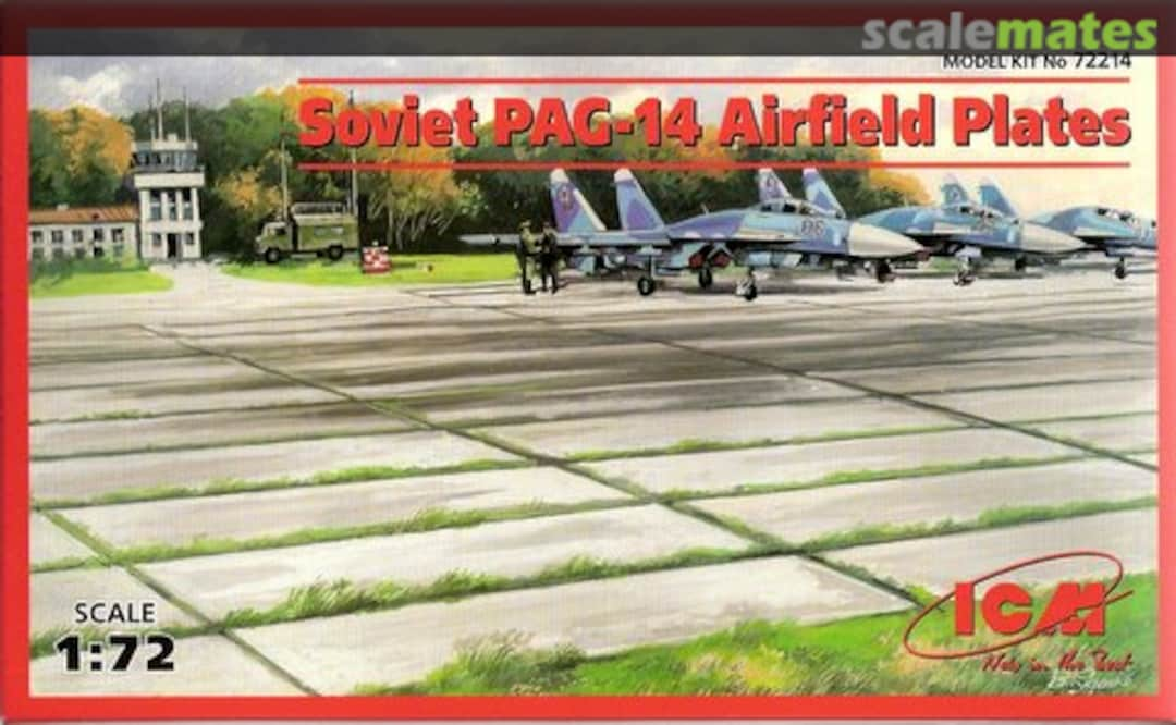 Boxart Soviet PAG-14 Airfield Plates 72214 ICM