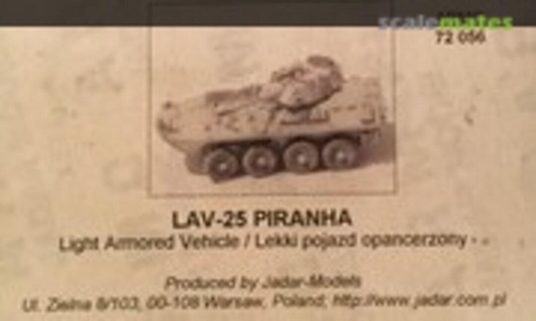 1:72 LAV-25 Piranha (Armo 72056)