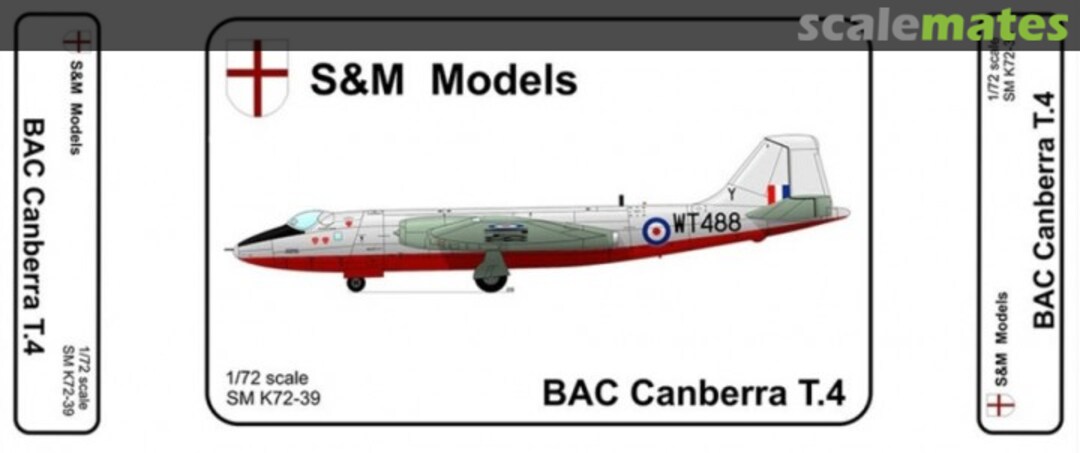 Boxart BAC Canberra T.4 SMK72-39 S&M Models