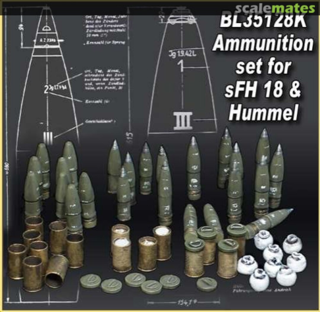 Boxart AMMO Set for SFH18 - HUMMEL BL35128K Blast Models