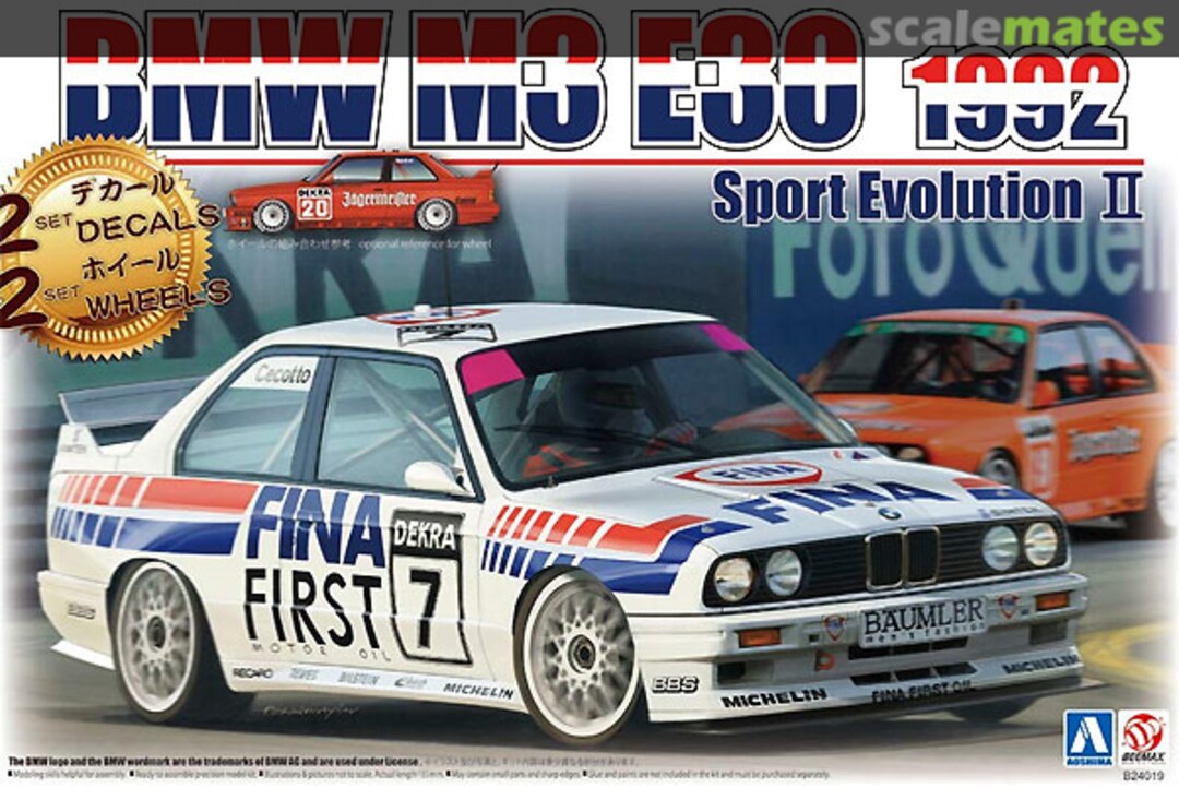 Boxart BMW M3 E30 B24019 Beemax Model Kits