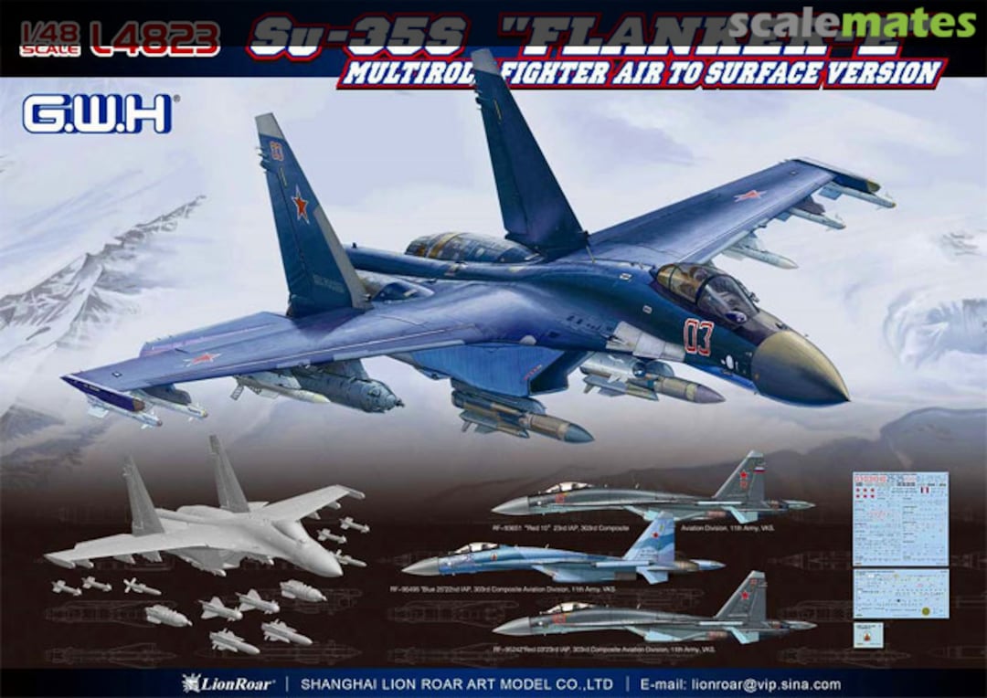 Boxart Su-35S "Flanker-E" L4823 Great Wall Hobby