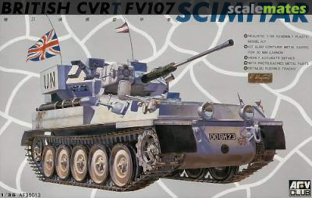 Boxart CVRT FV107 Scimitar AF35013 AFV Club