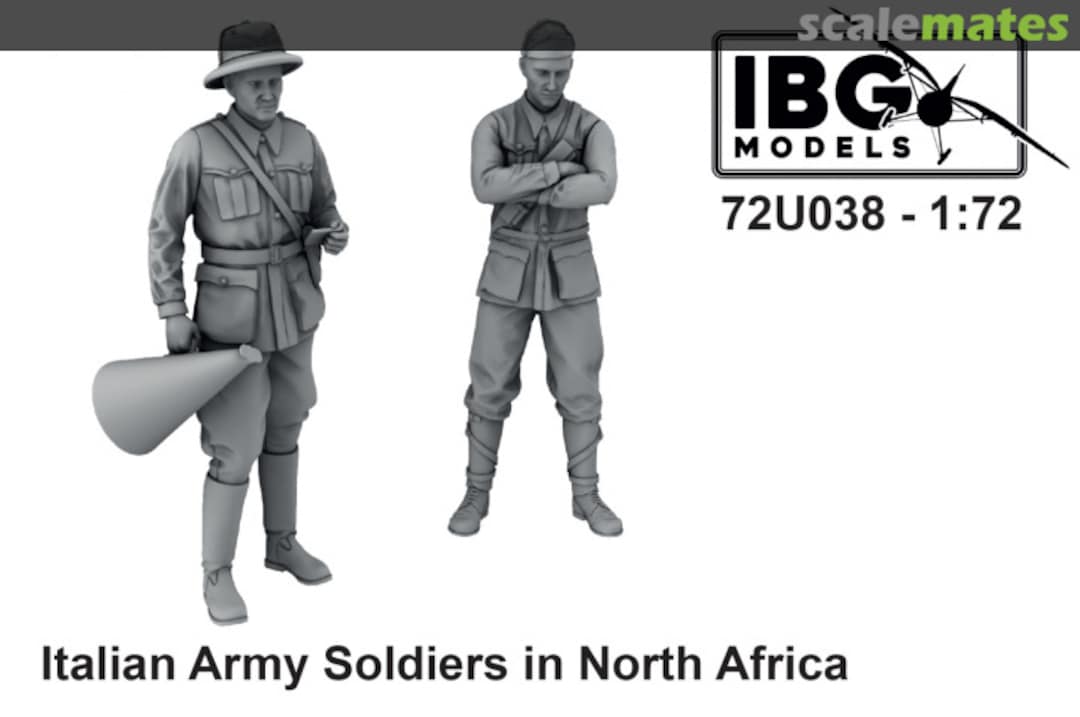 Boxart Italian Army Soldiers in North Africa 72U038 IBG Models