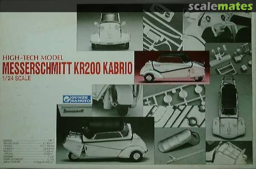 Boxart Messerschmitt KR200 Kabrio G-220 Gunze Sangyo