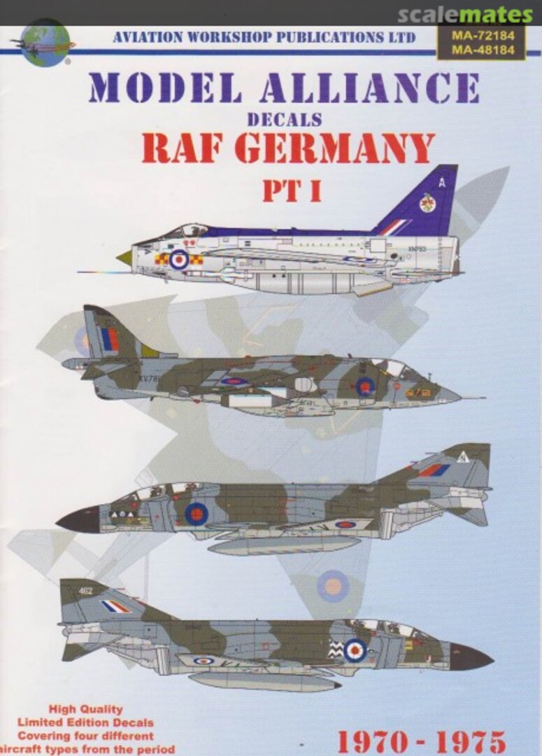 Boxart RAF Germany Pt I MA-72184 Model Alliance