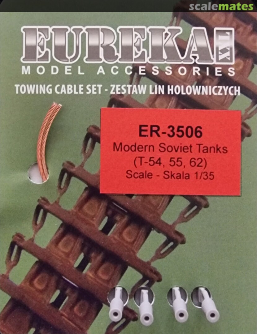 Boxart Towing Cable Set for Modern Soviet Tanks ER-3506 Eureka XXL