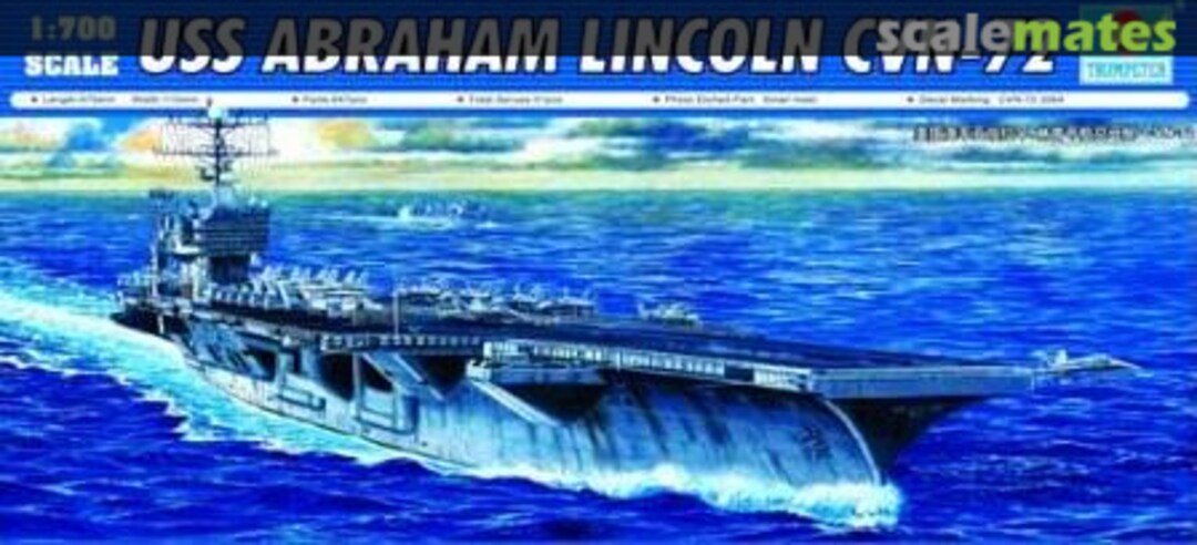 Boxart USS Abraham Lincoln CVN-72 05732 Trumpeter