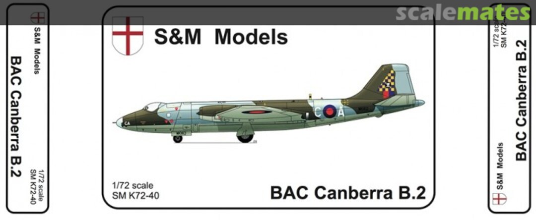 Boxart BAC Canberra B.2 SMK72-40 S&M Models