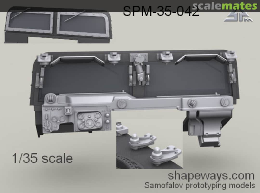 Boxart M1151 HMMWV - detail set SPm042 Shapeways