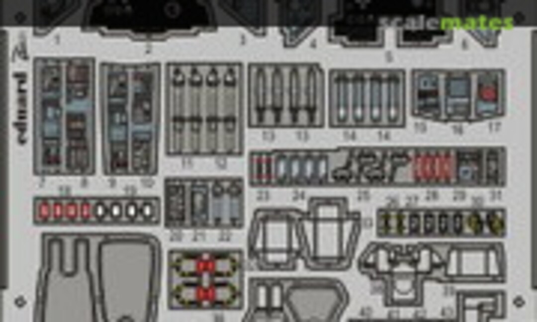 1:48 Mirage 2000B interior S.A. (Eduard FE555)