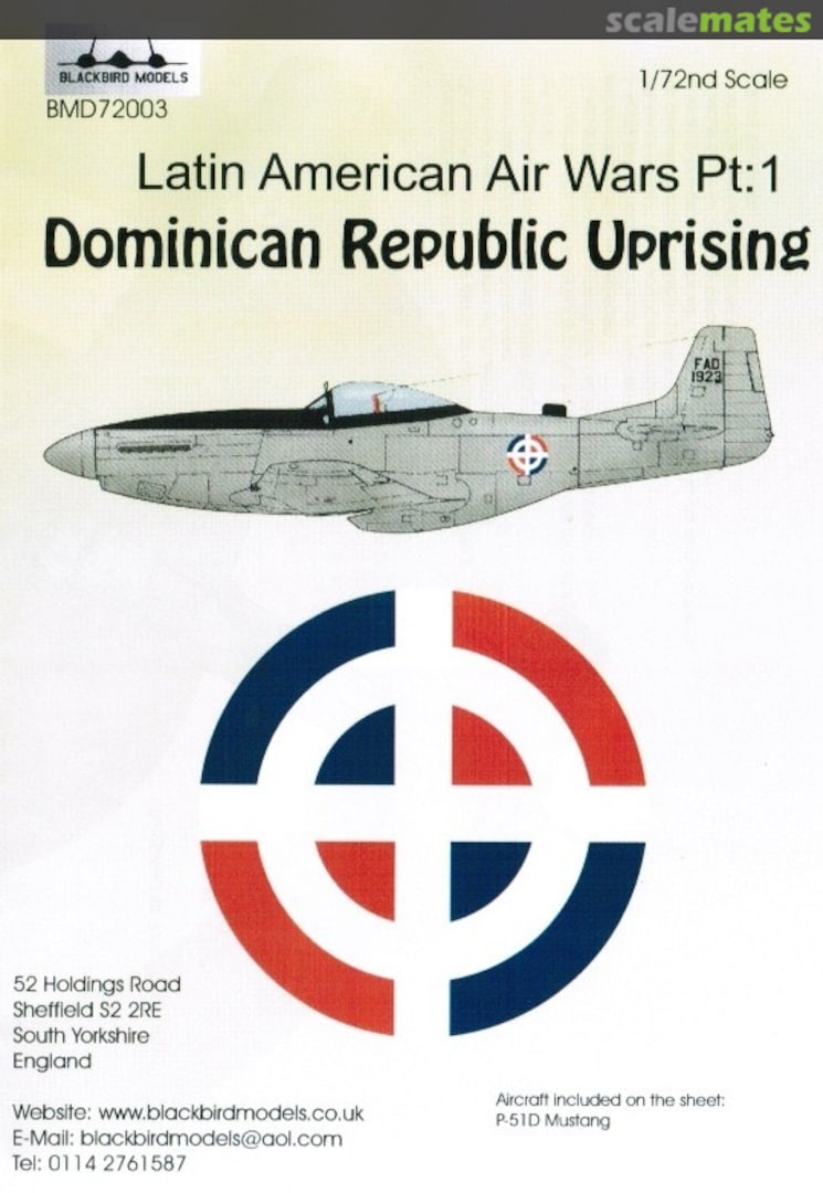 Boxart Dominican Republic Uprising BMD72003 Blackbird Models