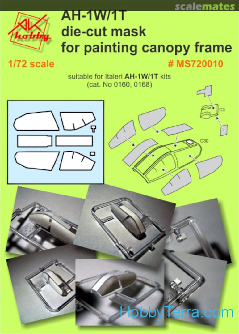 Boxart Mask for AH-1W/1T MS720010 AK Hobby