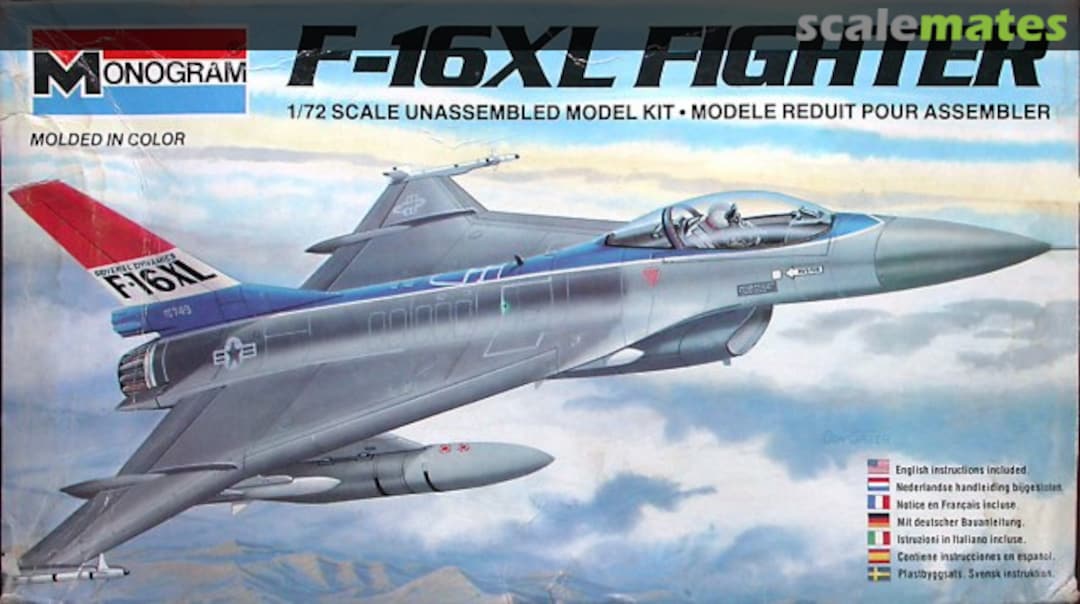 Boxart F-16XL Fighter 5206 Monogram