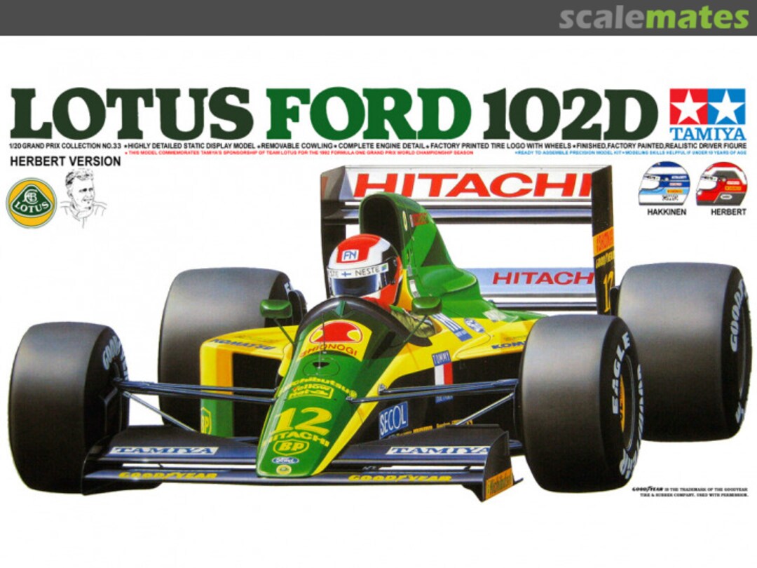 Boxart Lotus Ford 102D 20033 Tamiya