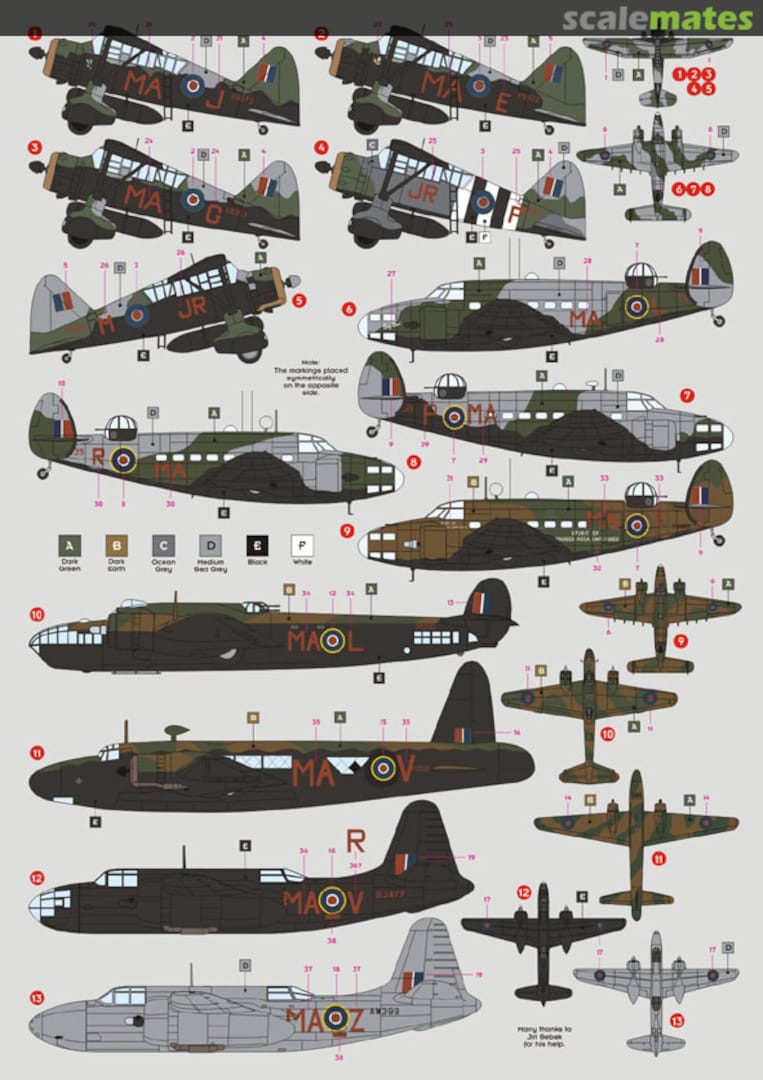 Contents No.161 (SD) Sqn 72075 DK Decals