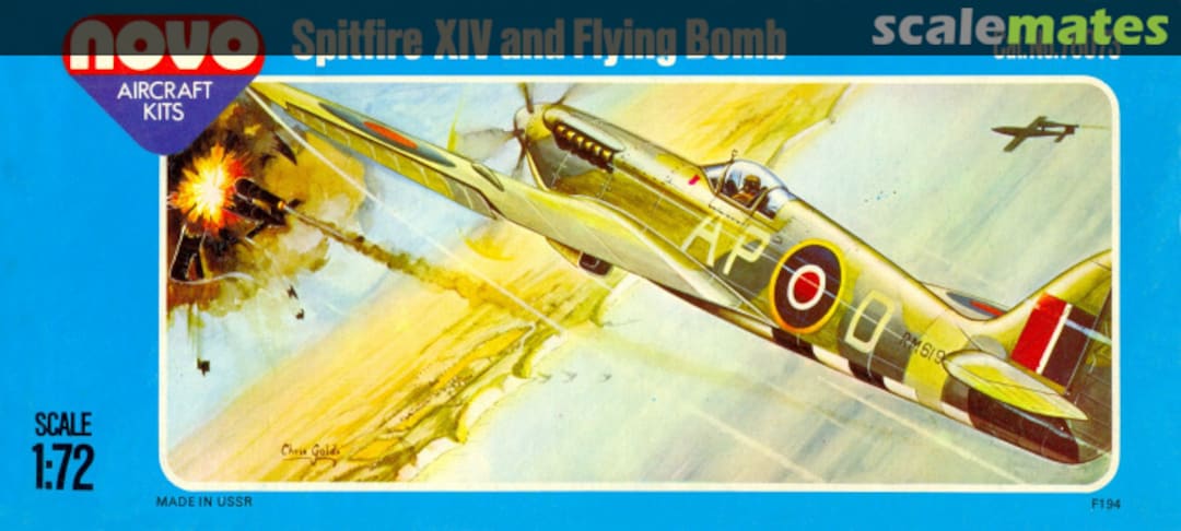 Boxart Spitfire XIV and Flying Bomb 78073 Novo