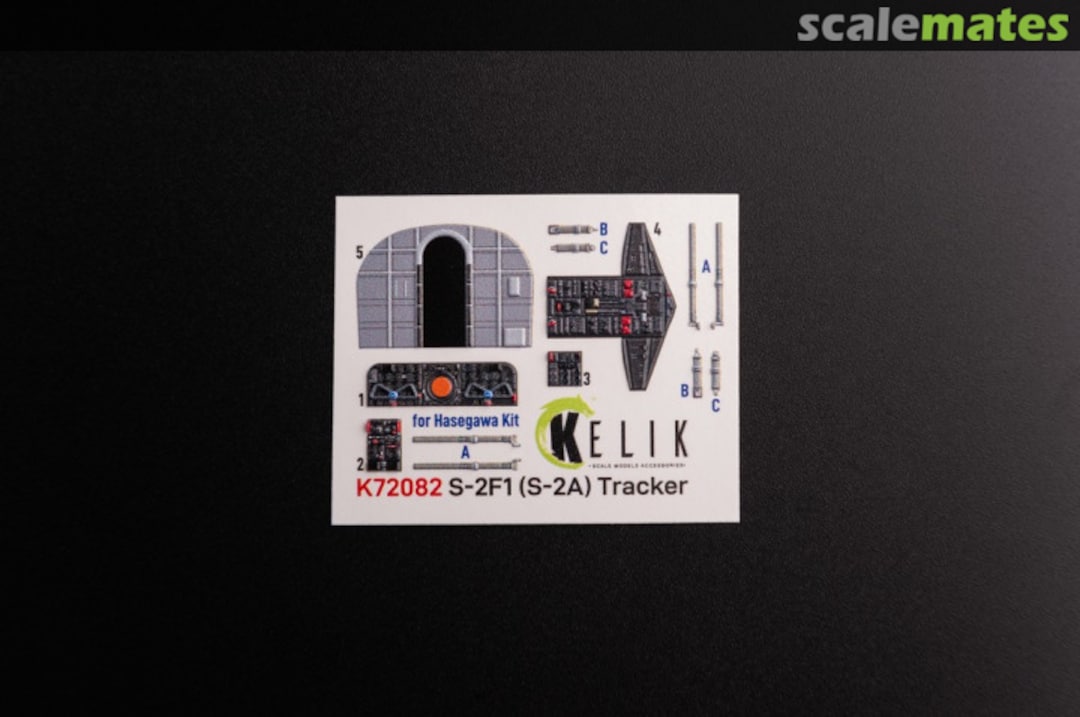 Boxart S-2F1 (S-2A) Tracker - Interior 3d Decals K72082 Kelik