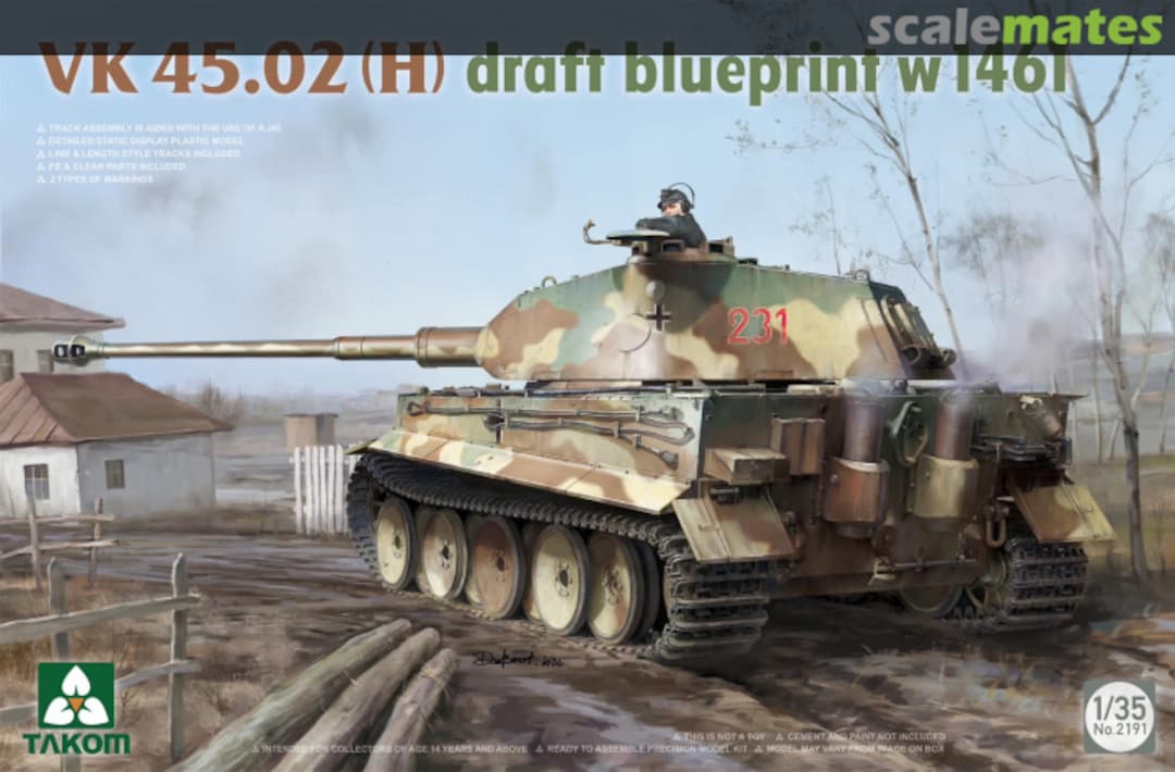 Boxart VK45.02(H) 2191 Takom