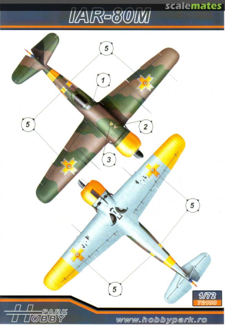 Boxart IAR-80M 72108 Hobby Park