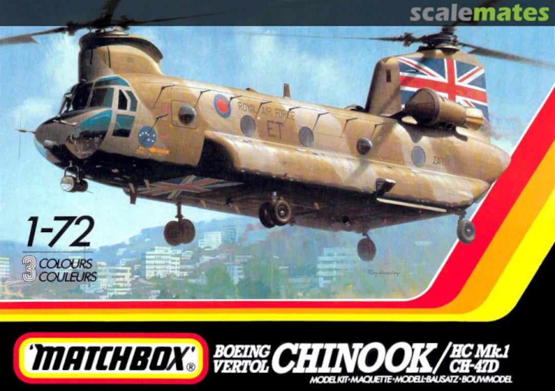 Boxart Boeing Vertol Chinook HC Mk.1/CH-47D PK-413 Matchbox