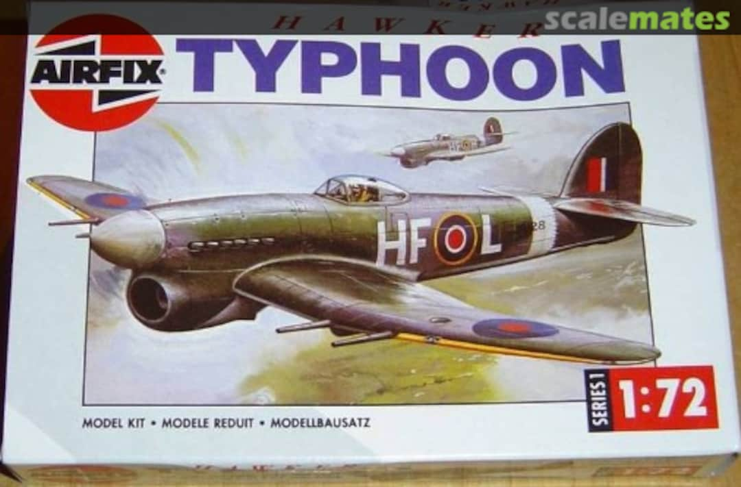 Boxart Hawker Typhoon 01027 Airfix