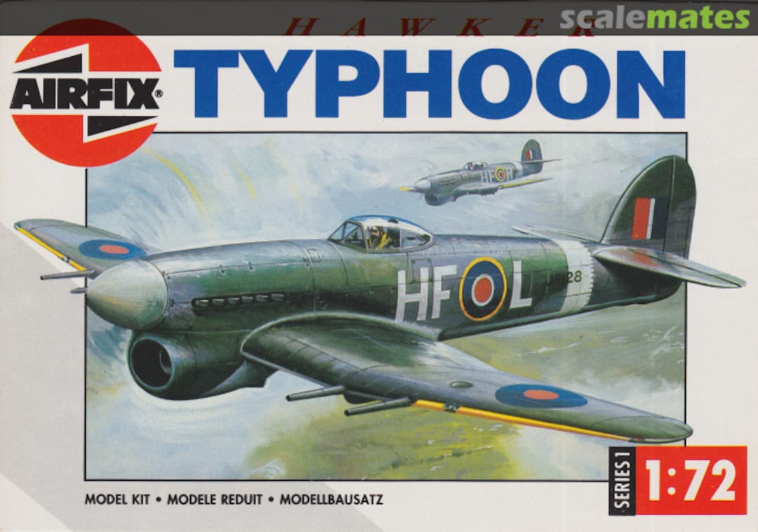 Boxart Hawker Typhoon 01027 Airfix