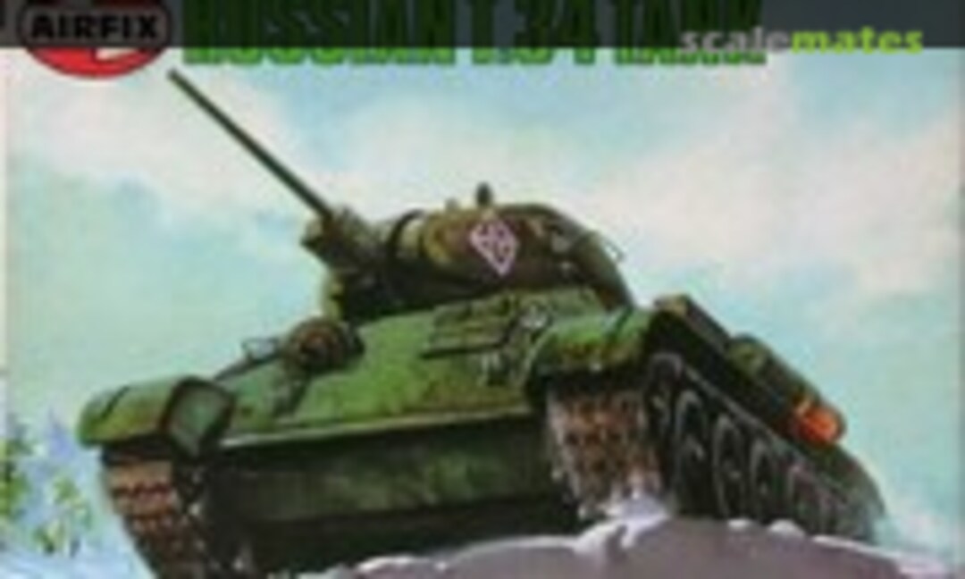 1:76 Russian T.34 Tank (Airfix 61316-7)