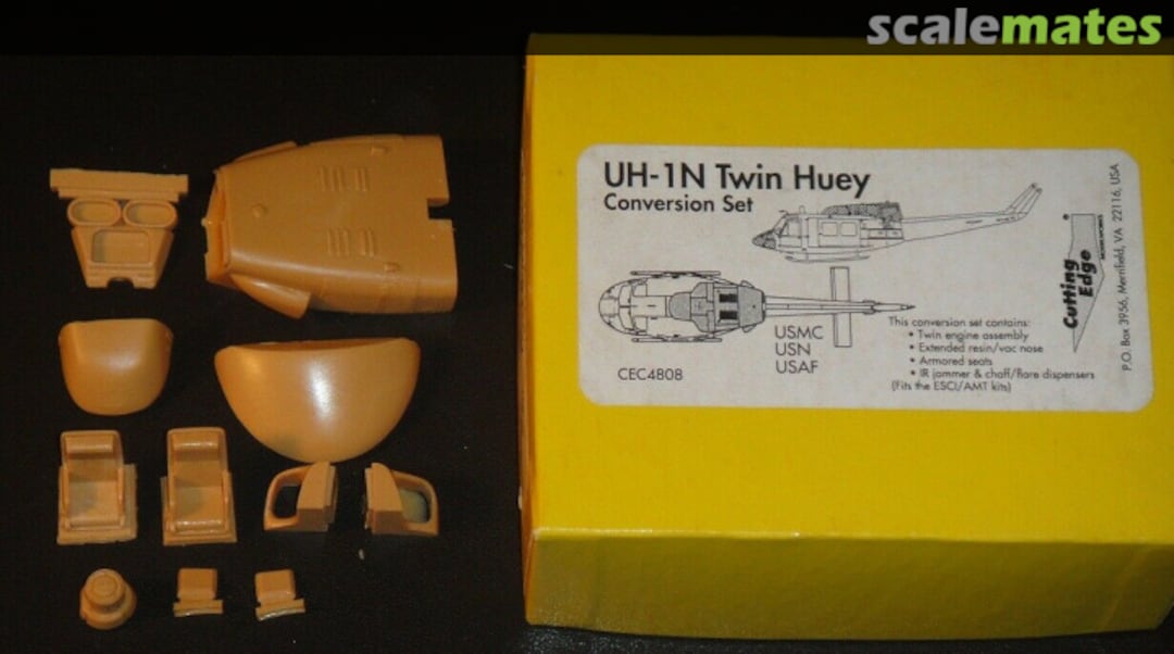 Boxart UH-1N Twin Huey Conversion CEC48008 Cutting Edge Modelworks