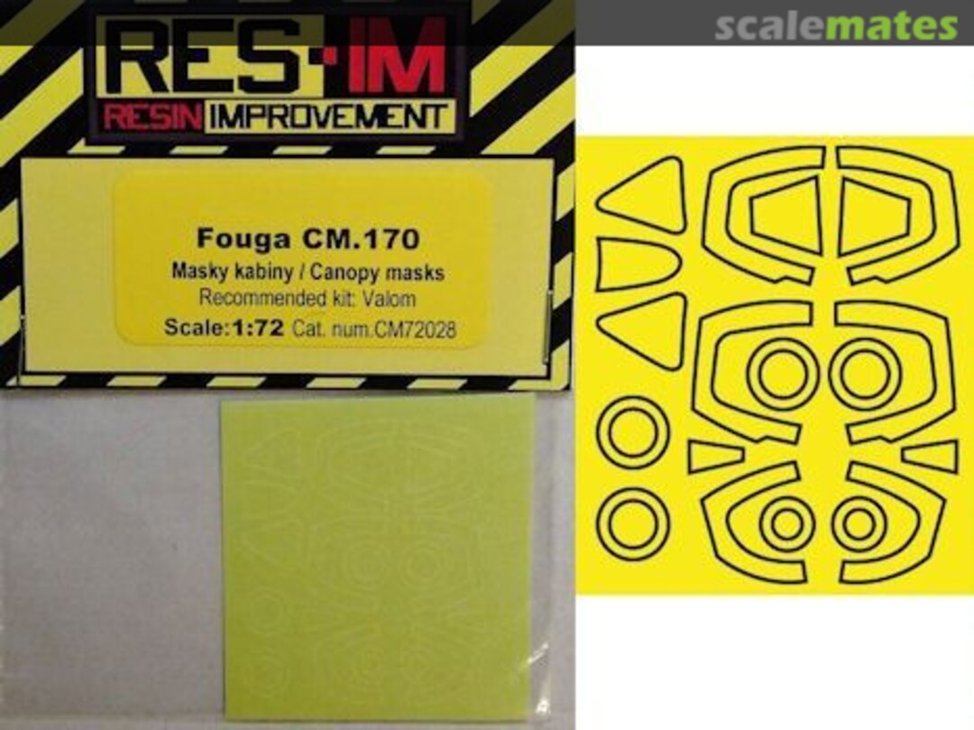 Boxart Fouga CM.170 CM72028 RES-IM