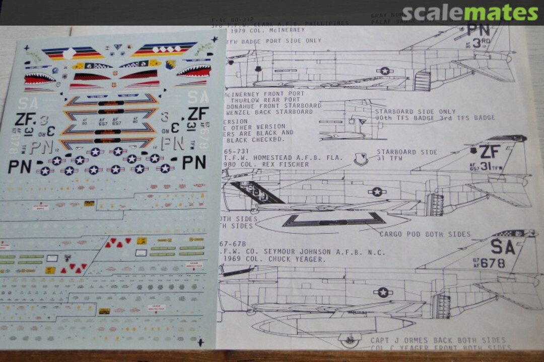 Boxart F-4D/E Phantom 72-371 Microscale