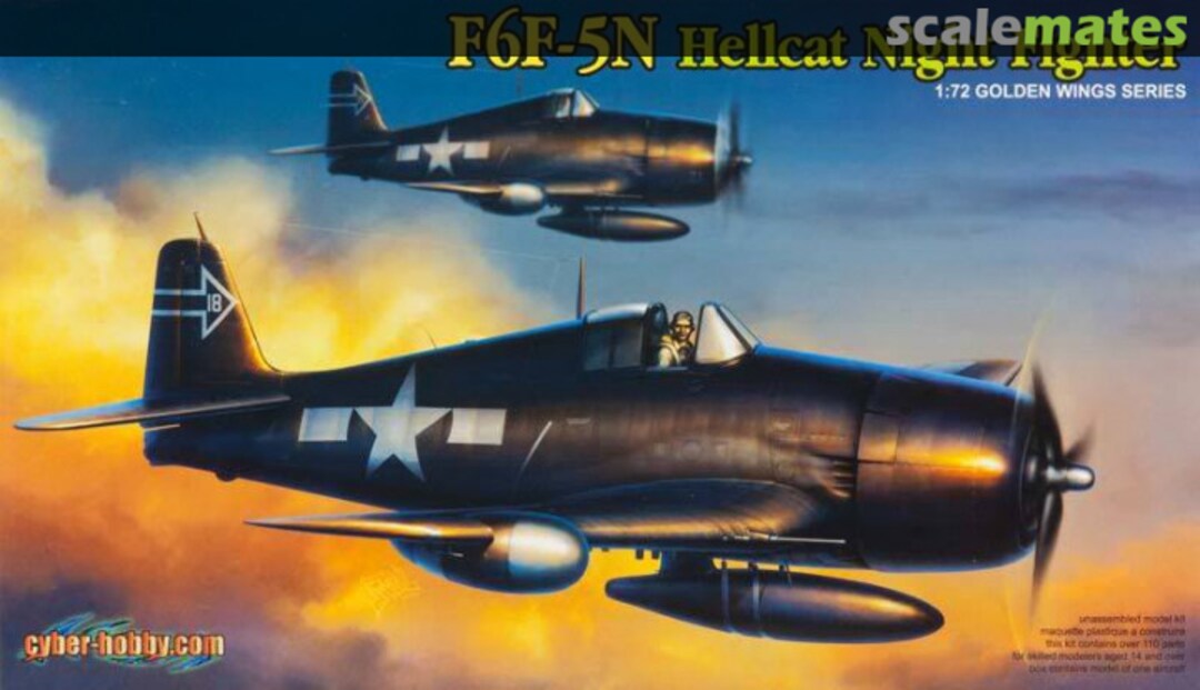 Boxart F6F-5N Hellcat Night Fighter 5080 Cyber Hobby