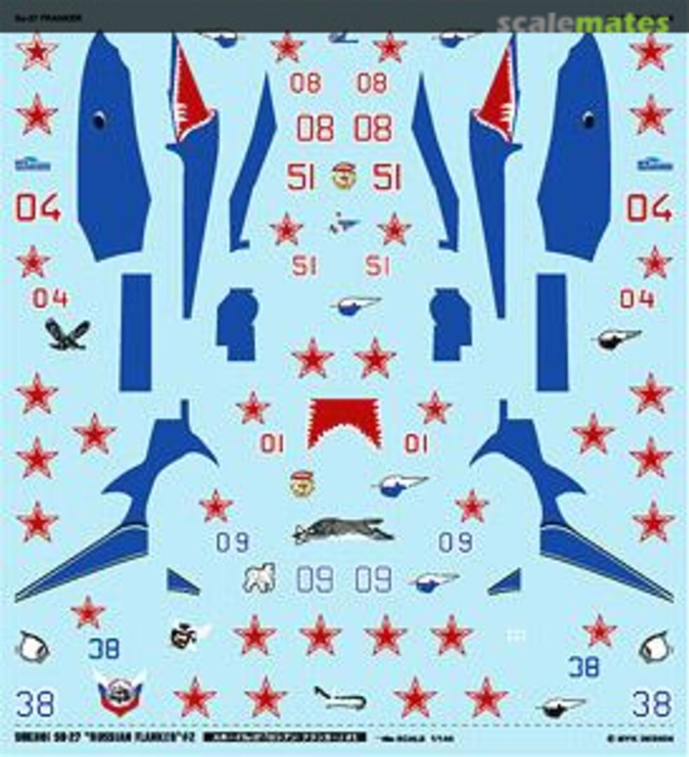 Boxart Sukhoi Su-27 `Russian Flanker` #2 A-381 MYK Design