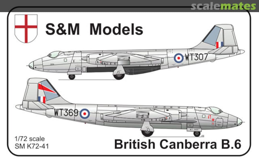 Boxart BAC Canberra B.6 SMK72-41 S&M Models