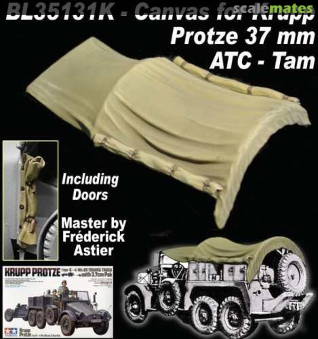 Boxart Canvas for KRUPP PROTZE 37MM ATC / TAM BL35131K Blast Models