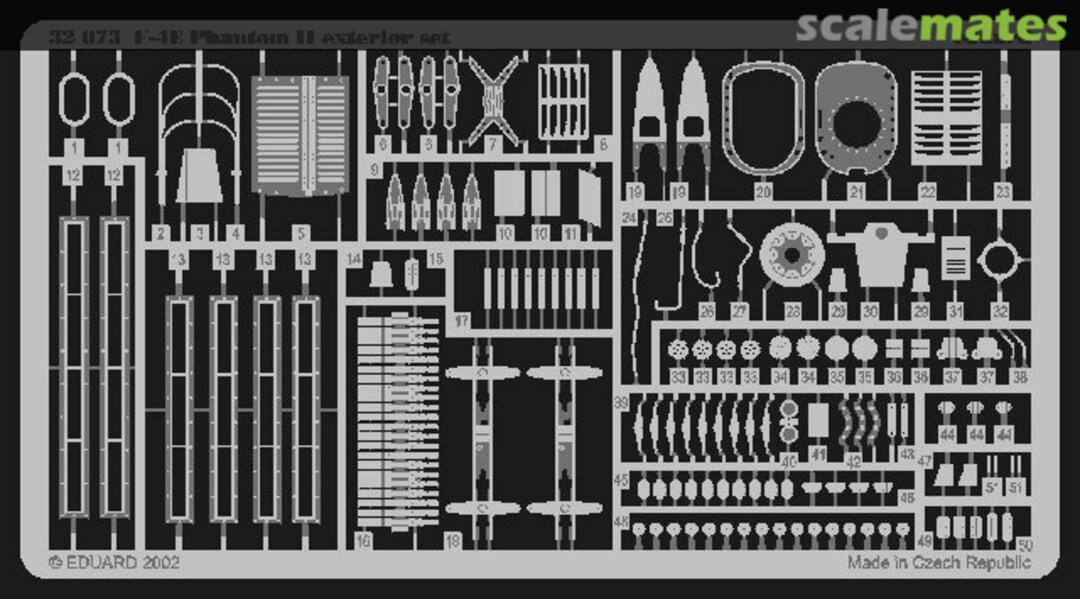 Boxart F-4E Phantom II Exterior set 32073 Eduard