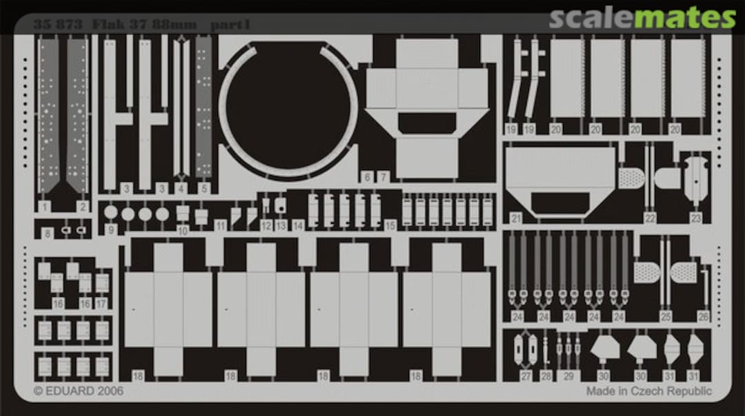 Boxart Flak 37 88mm 35873 Eduard