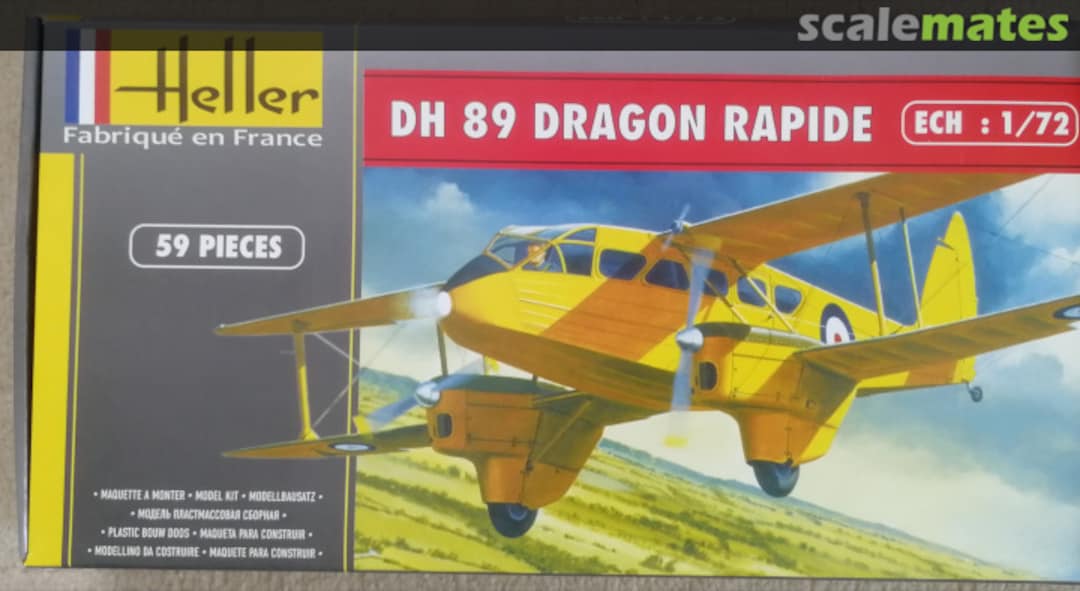 Boxart DH 89 Dragon Rapide 80345 Heller