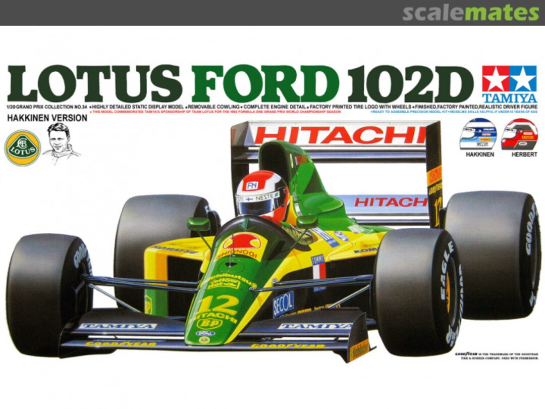 Boxart Lotus 102D Ford 20034 Tamiya