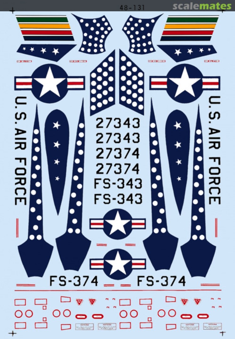 Boxart RF-84 Thunderflash 48-0131 Microscale