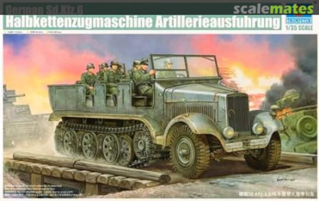 Boxart Sd.Kfz. 6 Halbkettenzugmaschine Artillerie Ausführung 05531 Trumpeter