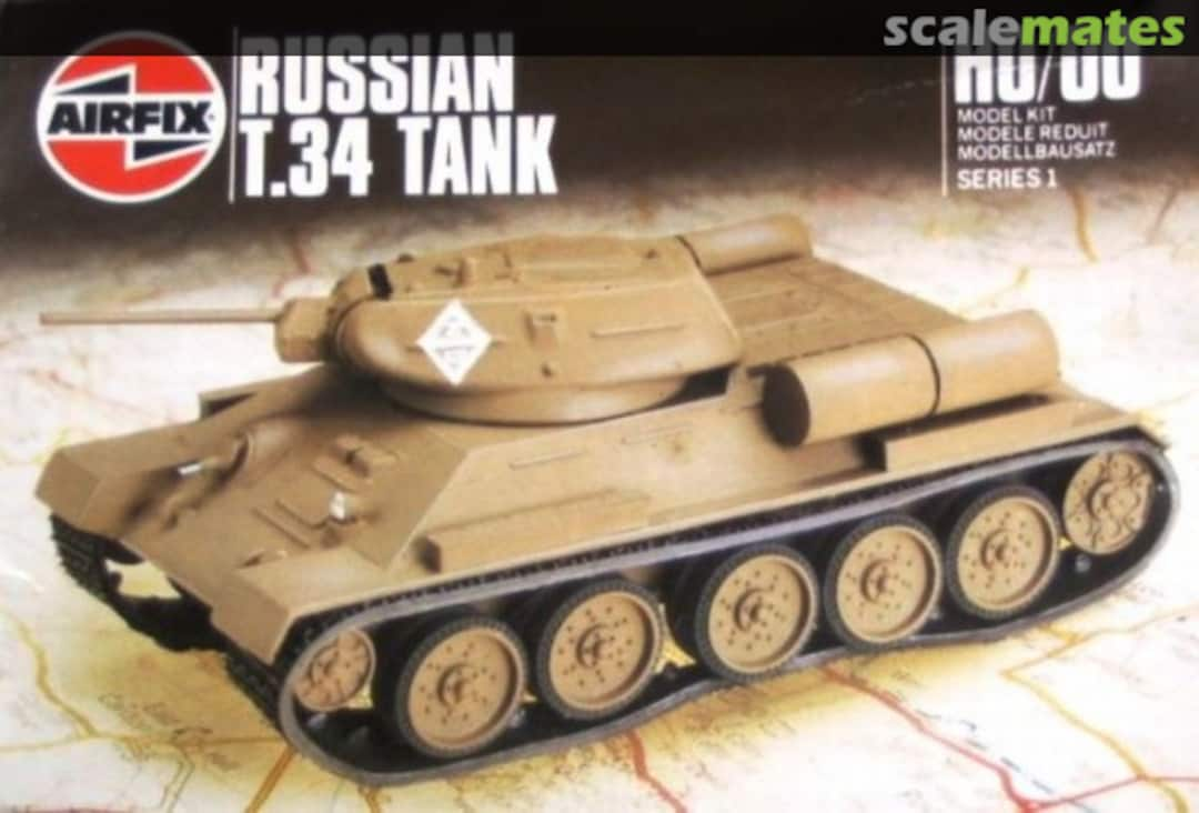 Boxart Russian T.34 Tank 9 61316 Airfix