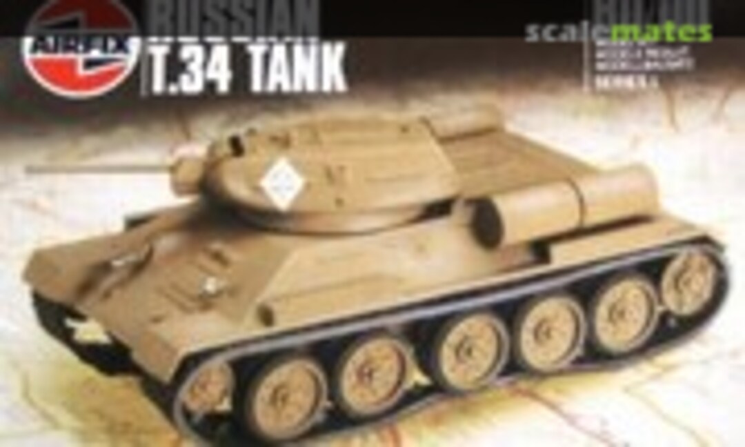 1:76 Russian T.34 Tank (Airfix 9 61316)