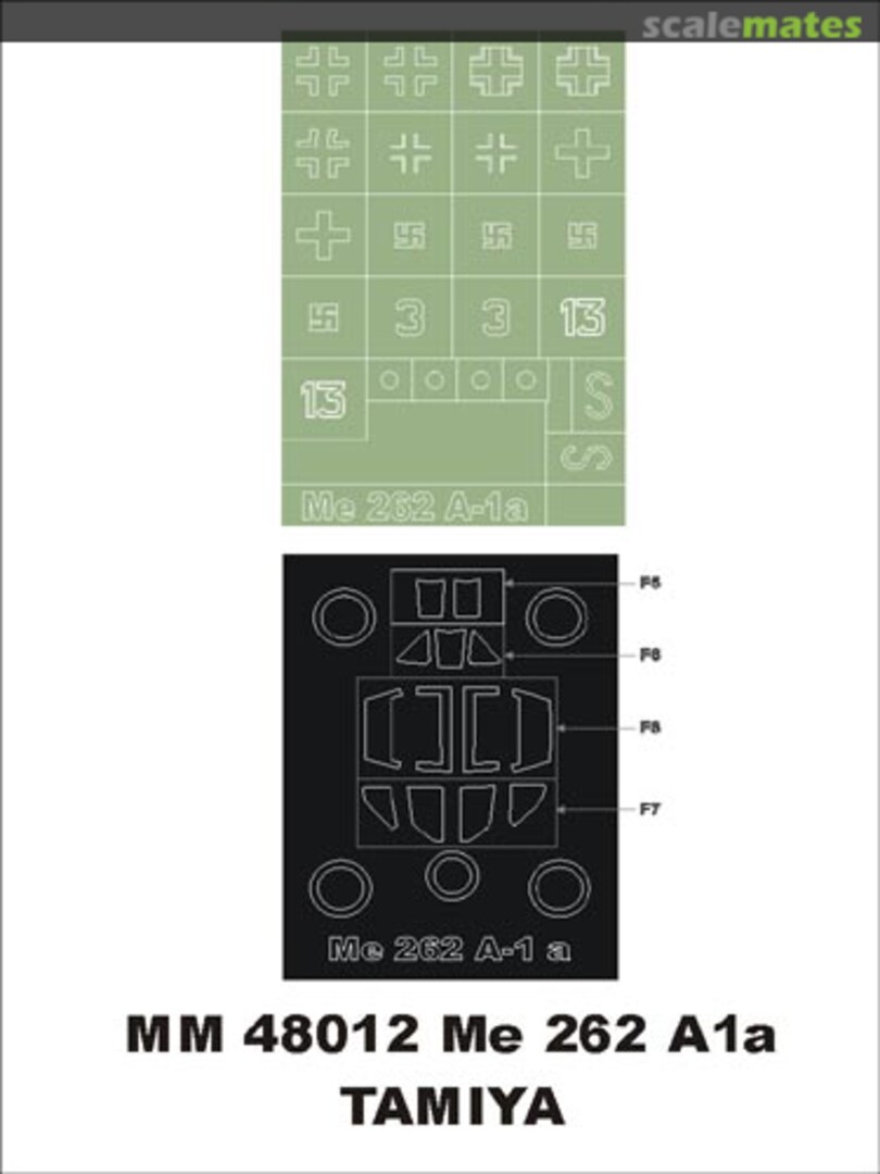 Boxart Me-262A-1a MM48012 Montex