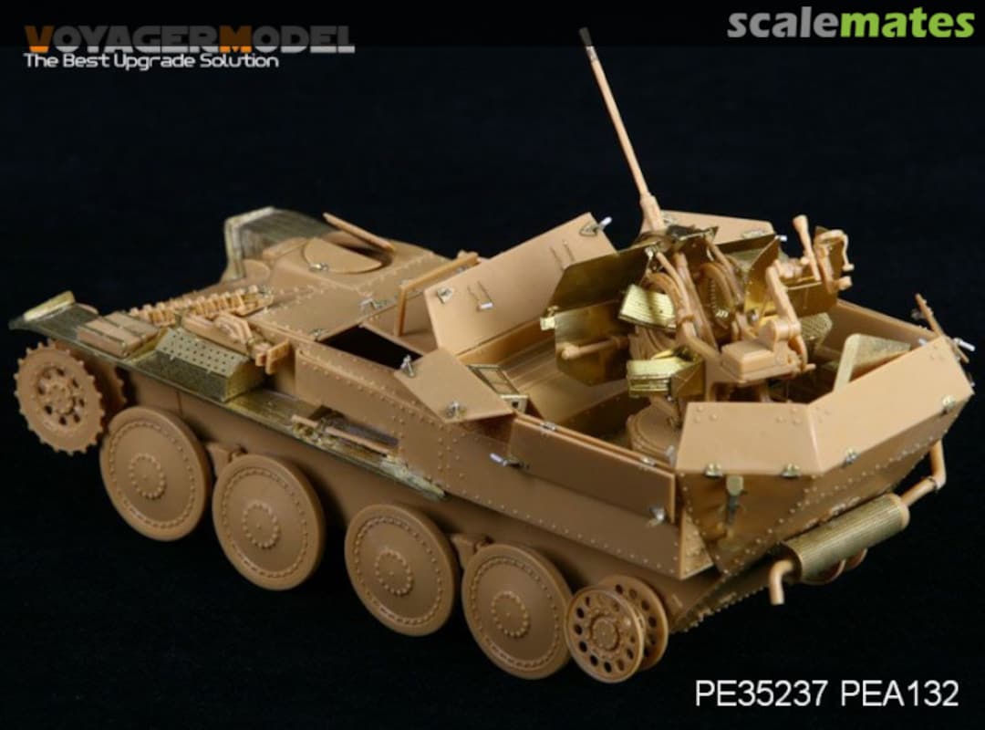 Boxart Flakpanzer 38(t) Fenders PEA132 Voyager Model