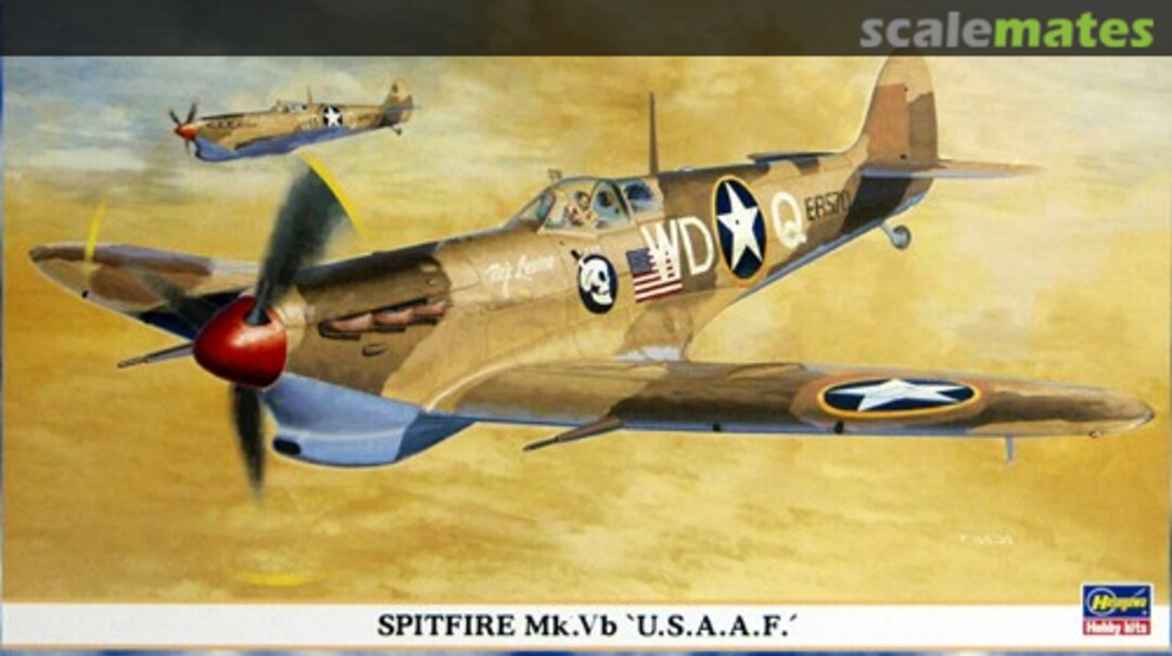 Boxart Spitfire Mk.Vb 'U.S.A.A.F' 09571 Hasegawa