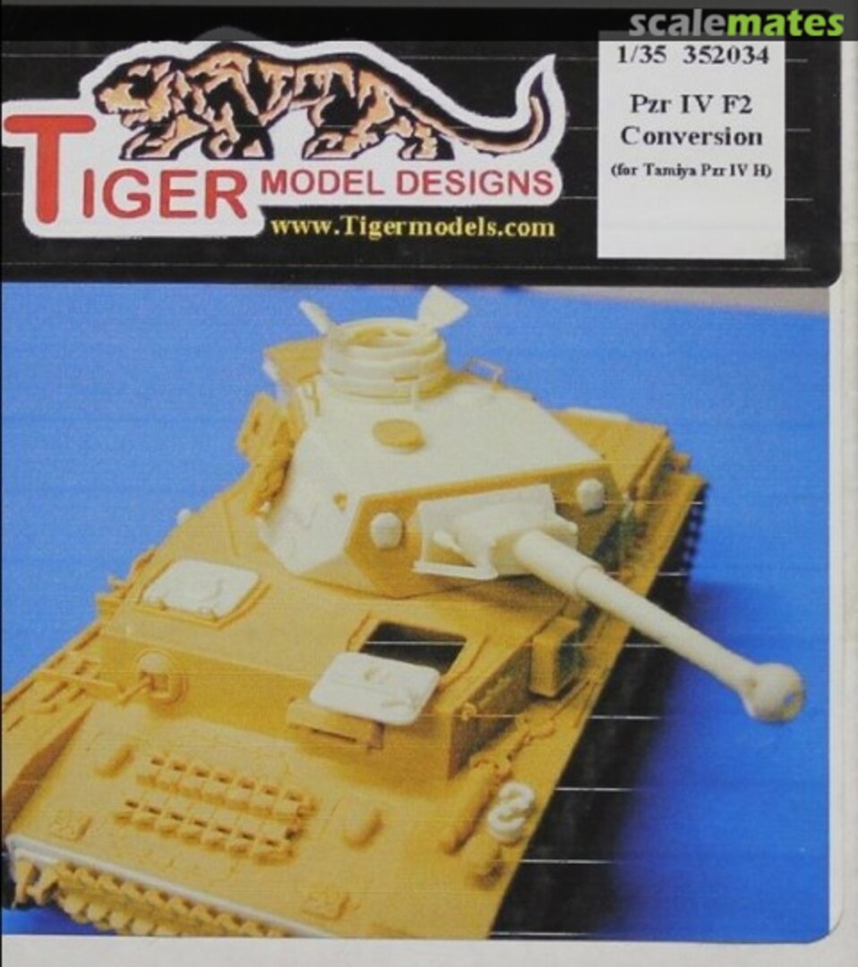 Boxart Pzkpfw IV F2 Conversion 352034 Tiger Model Designs