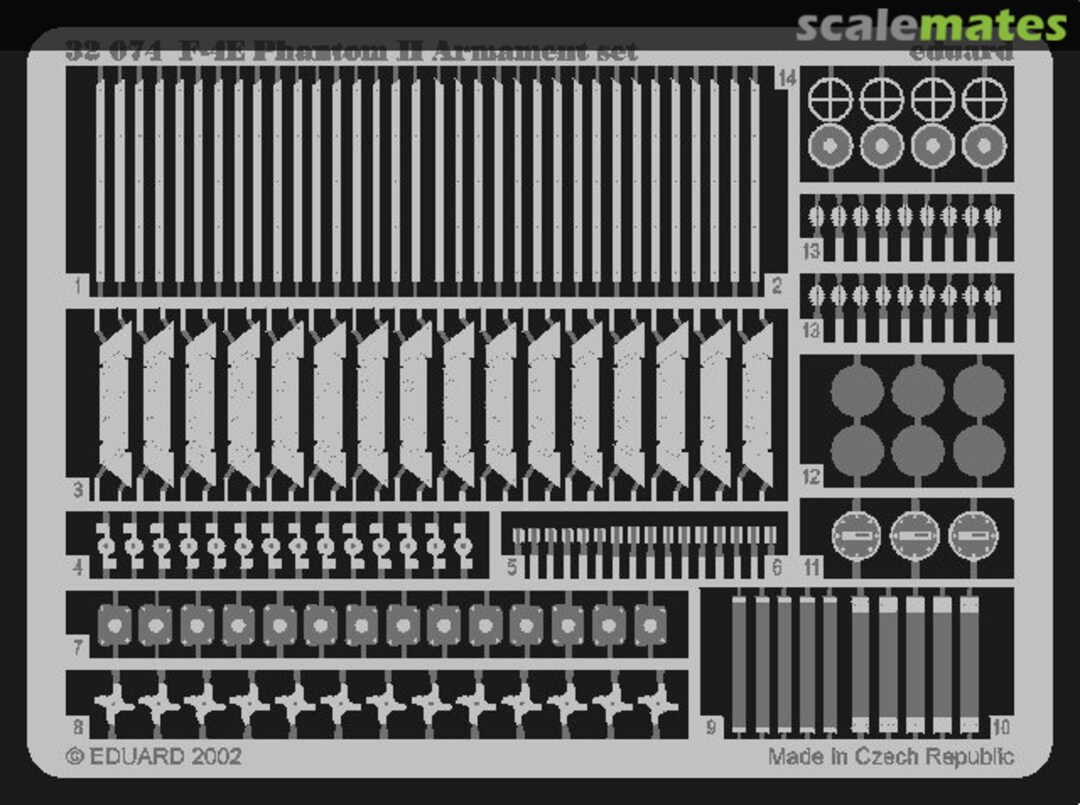 Boxart F-4E Phantom II Armament set 32074 Eduard