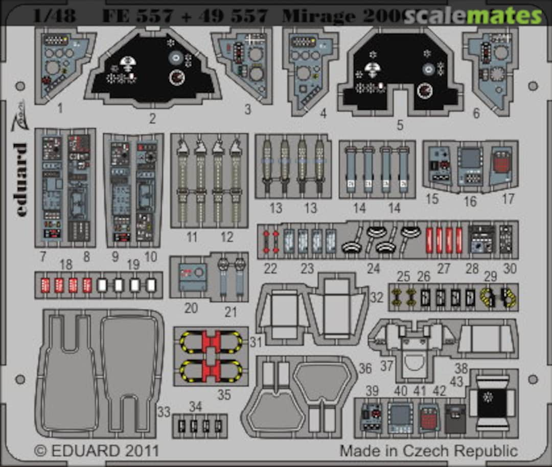 Boxart Mirage 2000N interior S.A. FE557 Eduard