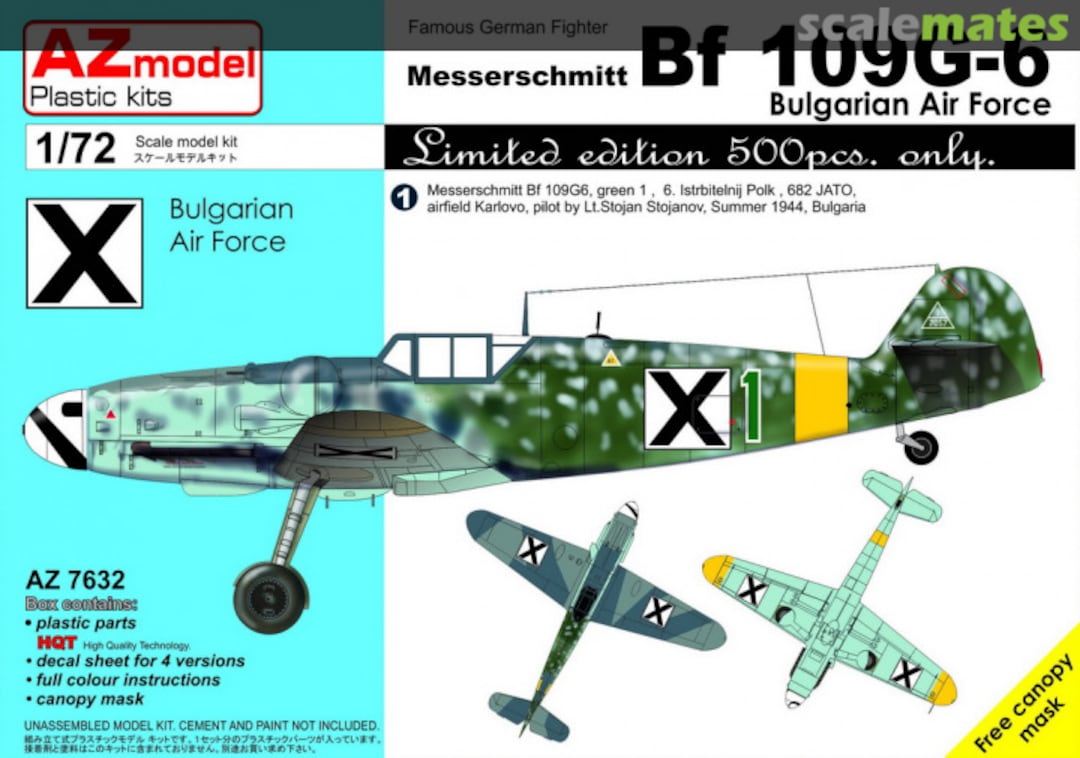 Boxart Messerschmitt Bf 109G-6 AZ 7632 AZmodel